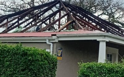 Safe House Severely Damaged by Heavy Winds and Rain